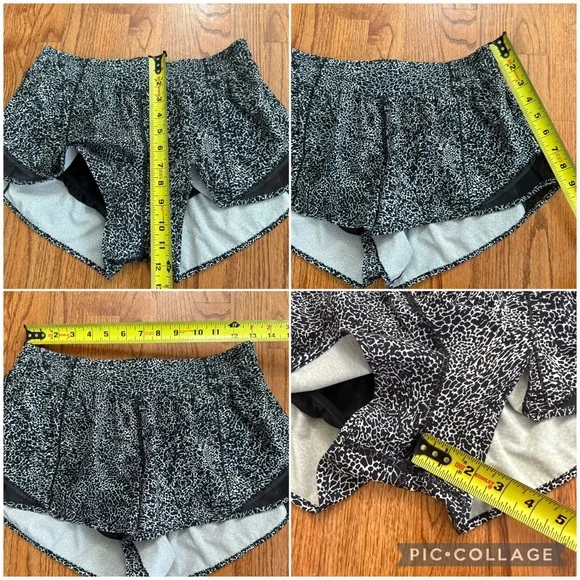 Lululemon Hotty Hot Short II 2.5" in Polar Shift Inverse Alpine White Black 10 - Picture 14 of 14